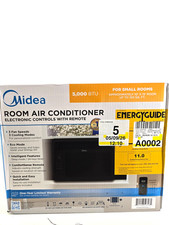 Midea MAW05R1WBL-T 5,000 BTU 150 Sq ft Window Air Conditioner with Remote, Black picture