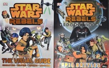 Star Wars Rebels HC Lot of 2 EPIC BATTLES & VISUAL GUIDE *NEW* Gift Quality picture