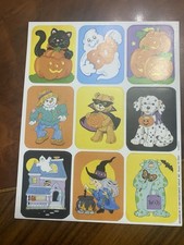 Vintage Eureka Cute Halloween Theme Sticker Sheet picture