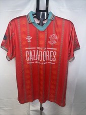 Tequila Cazadores Soccer Jersey Size L Large Red Icarus FC Cristo Fernandez  picture