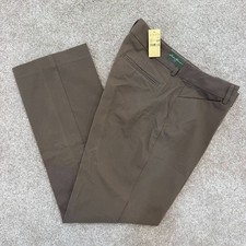 NWT Eddie Bauer Mercer Fit Stretch Twill Pants Womens 10 Short Driftwood Trouser picture