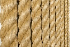 Promanila Rope Unmanila Synthetic Un Manila Tan Poly Decorative Deck Dock Rail picture