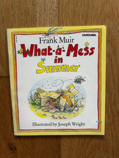 What-a-Mess in Summer by Frank Muir & Joseph Wright 1982 Small Vintage Paperback picture