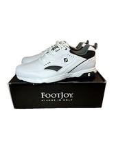 New FootJoy Golf Specialty Sneakers Size 9.5 White / Black  (56722) New in Box picture