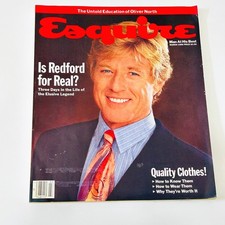 Vintage Esquire Magazine March 1988 Robert Redford Vol 109 No 3 Vtg Ads Collage picture