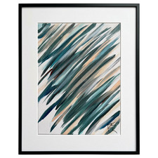 EMBRY Original Acrylic 9x12 Abstract Painting 