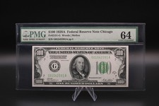1928 A $100 Federal Reserve Note Fr2151G PMG 64 ONLY A  HANDFUL KNOWN this grade picture