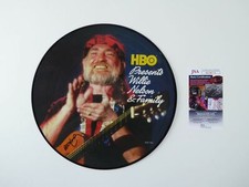 Willie Nelson Signed Autographed LP Picture Disc HBO Presents Family JSA COA picture