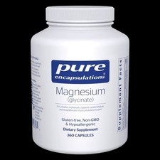 Pure Encapsulations Magnesium (glycinate) 120mg - 360 Capsules Exp: 2028+ picture