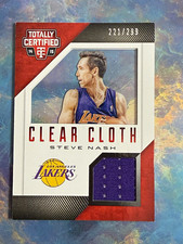 2014-15 Panini Totally Certified Clear Cloth Steve Nash #40 Red /299 picture