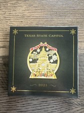 3 Pack Texas State Capitol Christmas Ornament 2021 Victorian Carolers picture