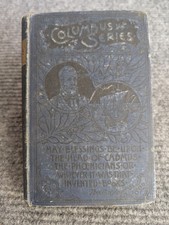 Antique 1890s George Eliot ROMOLA & Theophrastus Such - Columbus Series - Blue picture