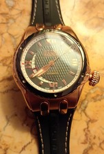 46mm Elini Barokas Genesis Vision Men's Automatic Wristwatch Gold Tone Roman picture