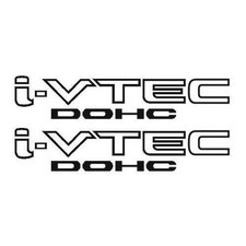 Pick your color of 2x i-VTEC DOHC JDM Sticker Decal Vinyl JDM Honda Acura ivtec picture