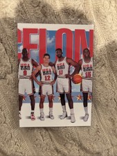 Michael Jordan Chicago Bulls 1992 Skybox DREAM TEAM USA #545 MAGIC JOHNSON G7 picture