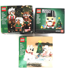 LEGO Christmas Lot - 3 Brand New Sealed Seasonal Holiday Sets 40571 40425 40642 picture