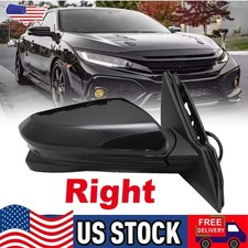 11Pin Right Side Mirror Power Fold Heated Camera For Honda Civic Sedan 2016-2021 picture