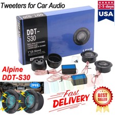 2026 ALPINE DDT-S30 Car Stereo Speaker Music Soft Dome Balanced Car Tweeter 360W picture