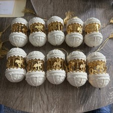Lenox Laurels 1998 Celestial Carousel Birdcage Christmas Ornament Lot Of 10 picture