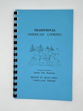 Rare Copy Helen Berg Traditional American Cooking Cookbook Salmon Falls Recipes picture