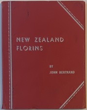 RARE 1933-1966 New Zealand Florins Coin Folder / Album Holder By John Bertrand picture