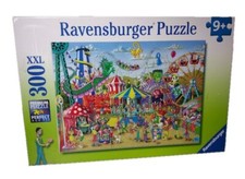 Ravensburger Fun at the Carnival Fair Rides Clowns Balloons 300 XXL Piece Jigsaw picture