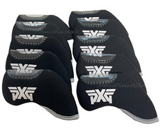 BRAND NEW for PXG NEOPRENE IRON COVERS 10 PACK SET 0311 0311 XF 0311T GOLF BLACK picture
