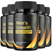 (5 Pack) Men's Growth Advanced Male Support Supplement Men'sGrowth 300 Capsules picture