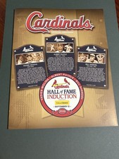 St. Louis Cardinals 2026 Hall of Fame Induction Program; Pujols Molina picture