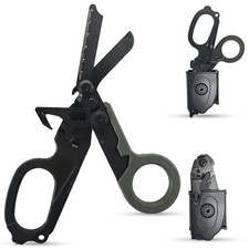 Trauma Shears Foldable Tactical Scissors - 6-in-1 Heavy Duty Emergency Response picture