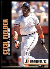 Cecil Fielder 1992 Jimmy Dean #15 Tigers  StackedPacks picture