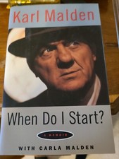 When Do I Start? : A Memoir by Carla Malden (1997, Hardcover) Signed picture
