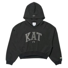 GAP x KATSEYE Lara Hoodie Size Small Black Sweatshirt Authentic Ships Fast S picture