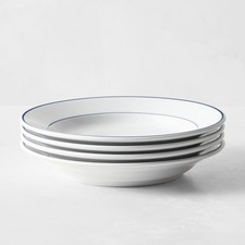 Apilco Tradition Blue-Banded Soup Plates|32462 picture
