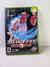 MLB SlugFest 2004 Original Xbox Complete w/ Manual TESTED Loads & Plays picture