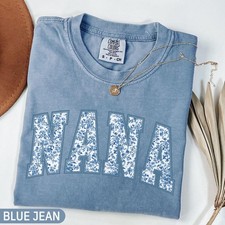 Comfort Colors  Nana Shirt  Toile Floral Nana Shirt  Nana Tee  Cute Nana Shirt picture