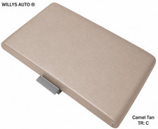 1999-2010 Ford F250 F350 Super Duty Jump Seat Center Console Lid Camel Tan picture