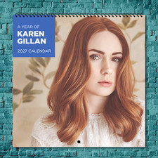 Karen Gillan 2027 Wall Calendar 12 Month Celebrity Photo Fan Collectible picture