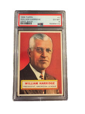 1956 Topps Set-Break #  1 William Harridge Gray Back PSA 6 EX-MT Just Graded picture