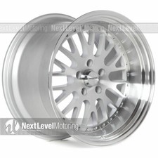 1 Circuit Performance CP21 18x11 5x114.3 +20  Machined Silver Wheel Classic Mesh picture