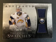2010-11 Upper Deck Artifacts #TS-RM Ryan Miller Treasured Swatches Silver #/50 picture