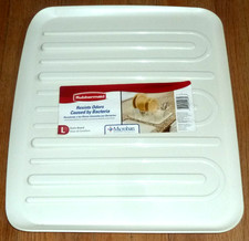 RUBBERMAID Large Drain Board Almond Bisque 18x14.7x1.3” MICROBAN New 1182 picture
