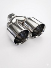 Dual Exhaust Tip, 4 to 7 inch, Stainless Steel picture