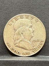 1949 Franklin Half Dollar/Circulated/Ungraded (4) picture