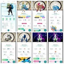 Level 70 Epic Pokemon Account Go | Rare Shundo Bg Fusion Zacian | Stacked Rare picture