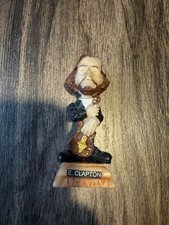 Eric Clapton Figurine Ponce Argentina Hand Painted Miniature Sculpture Rare VHTF picture