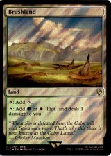MTG Commander: FINAL FANTASY Surge Foil Brushland R 377 NM Scan picture