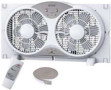 shinic 2026 9 Inch Twin Window Fan – Quiet, Reversible Airflow, with Removabl... picture
