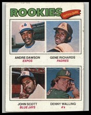 1977 Topps #473 1977 Rookie Outfielders (Andre Dawson / Gene Richards picture