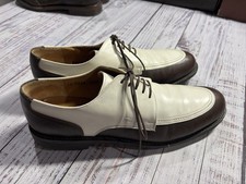 Mens Salvatore Ferragamo Golf Shoes Sz 7.5 D Spike GREAT Condition 1313 picture